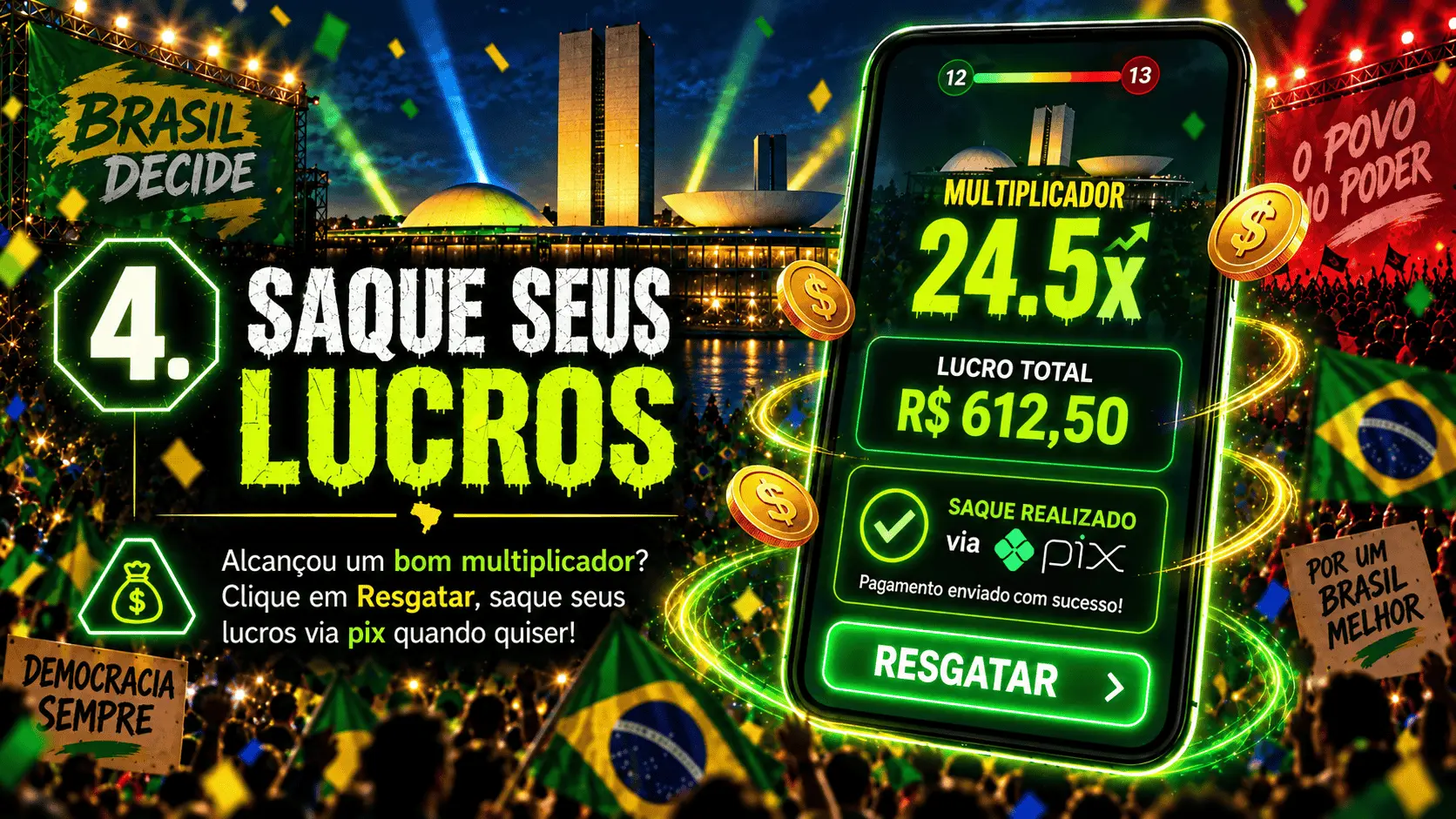 4. Saque seus Lucros